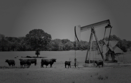 Oil pumpjack in Texas and energy independence